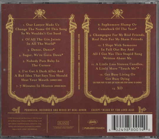 Fall Out Boy - From Under the Cork Tree (2005)
