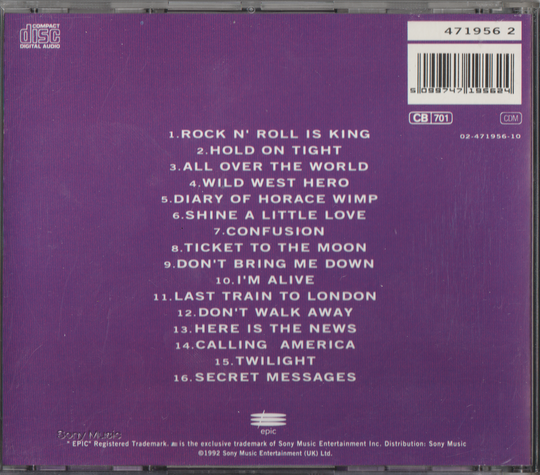 Electric Light Orchestra - ELO's Greatest Hits II (Volume Two) (1992)