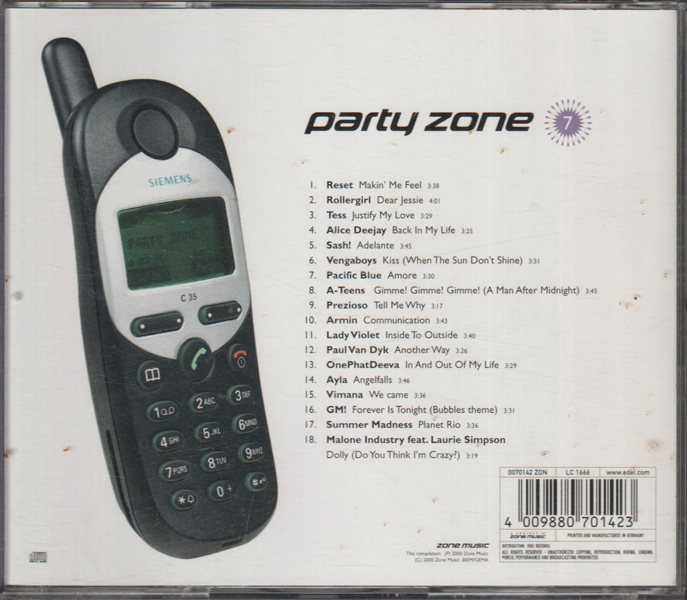Various Artists - Party Zone 7 (2000)
