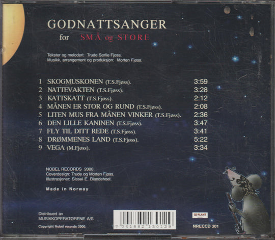 Trude Sørlie Fjøss - Godnattsanger for små og store (2001)