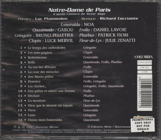 Musical - Notre-Dame de Paris (1998) CD