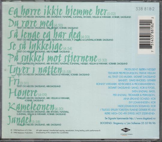 Sigvart Dagsland - Fri (1998) CD