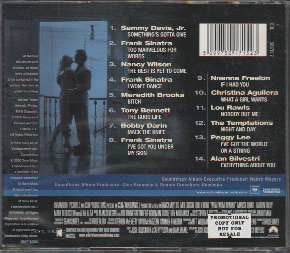 What Women Want – Music From The Motion Picture. Soundtrack. CD.