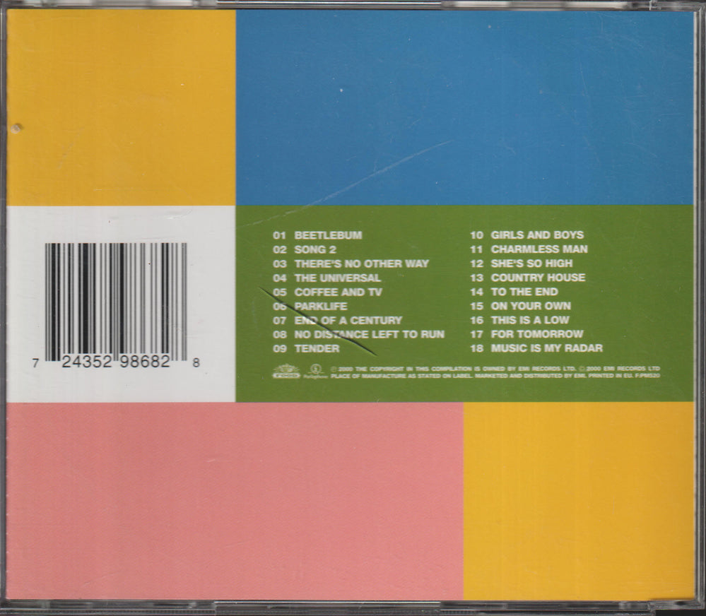 Blur – Blur. 1997. CD.