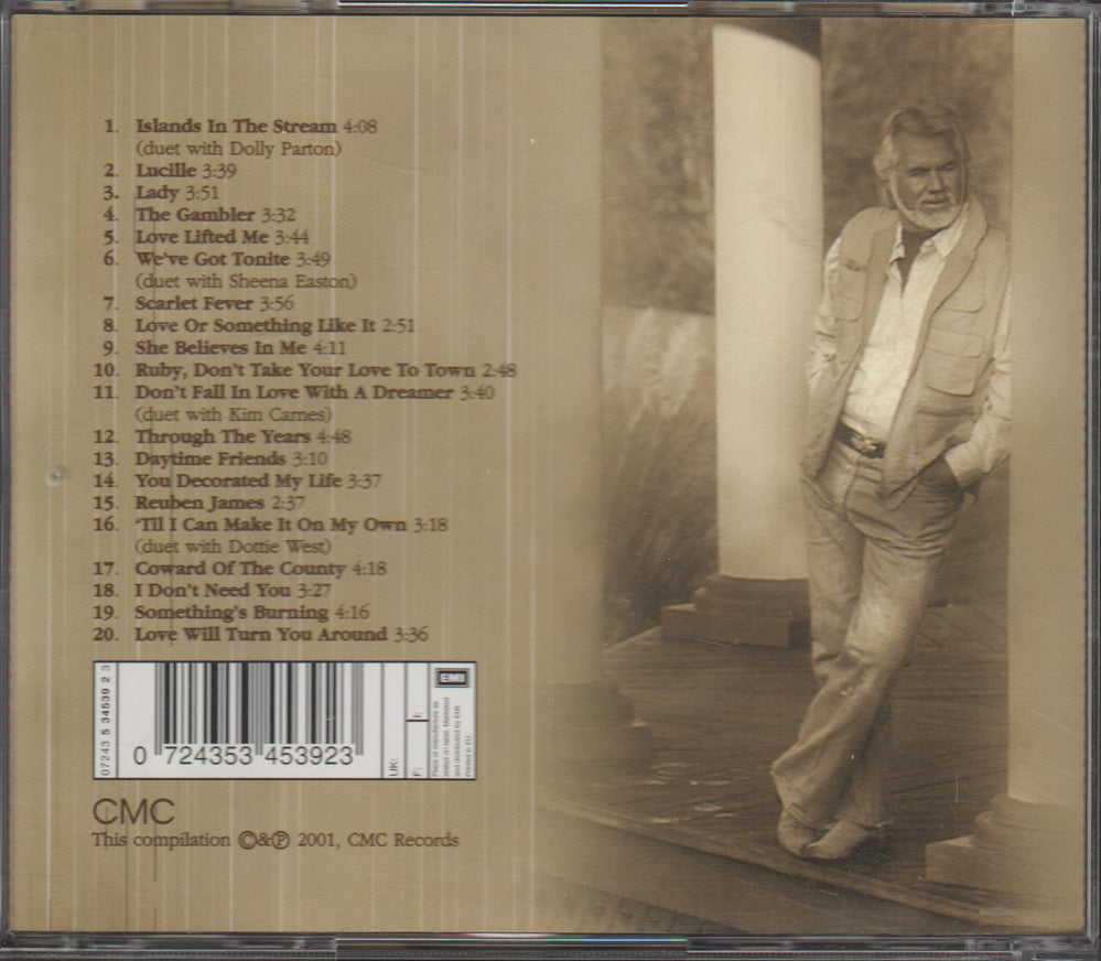 Kenny Rogers – Through the Years. CD