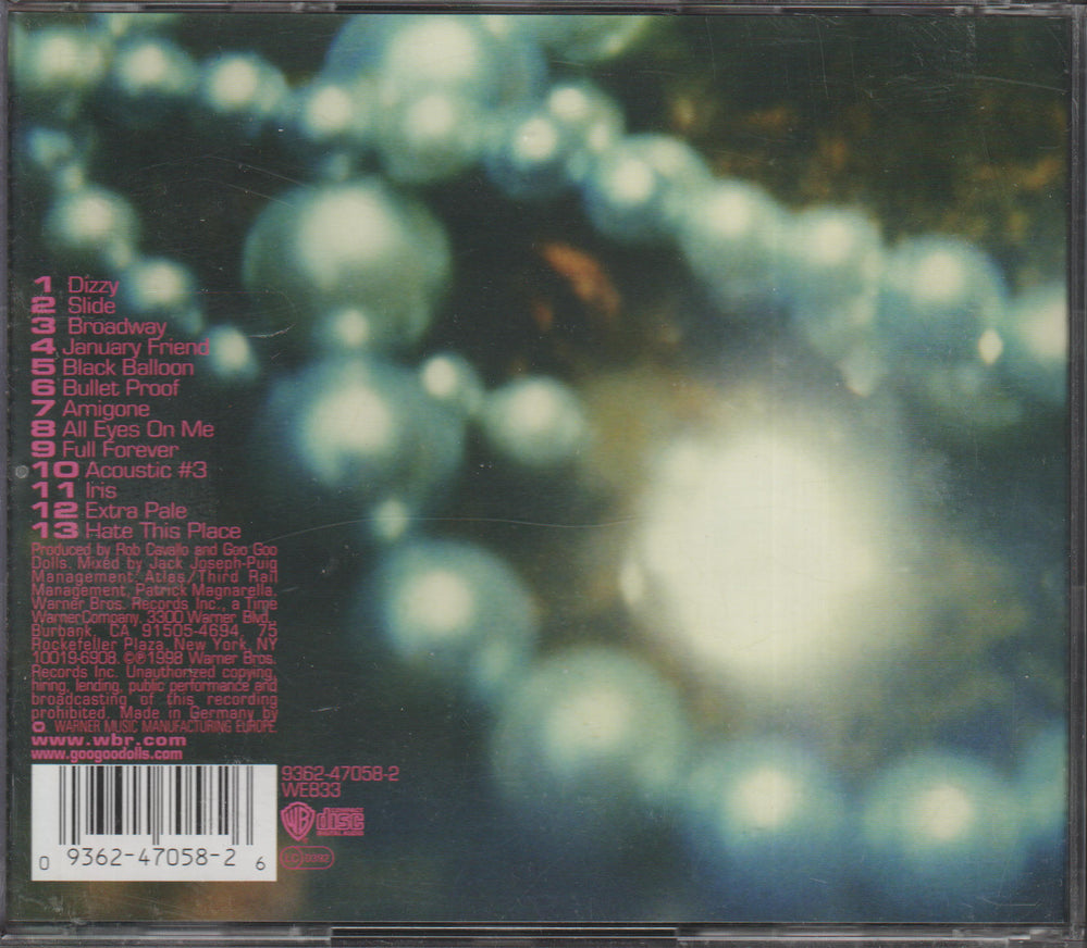 The Goo Goo Dolls – Dizzy Up the Girl. 1998. CD
