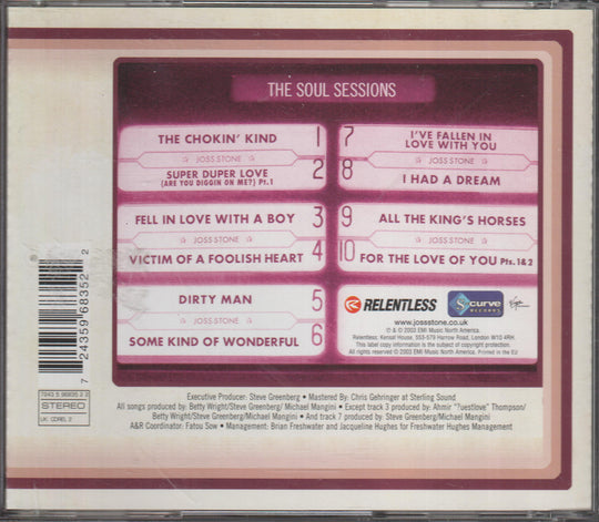Joss Stone – The Soul Sessions. 2003. CD