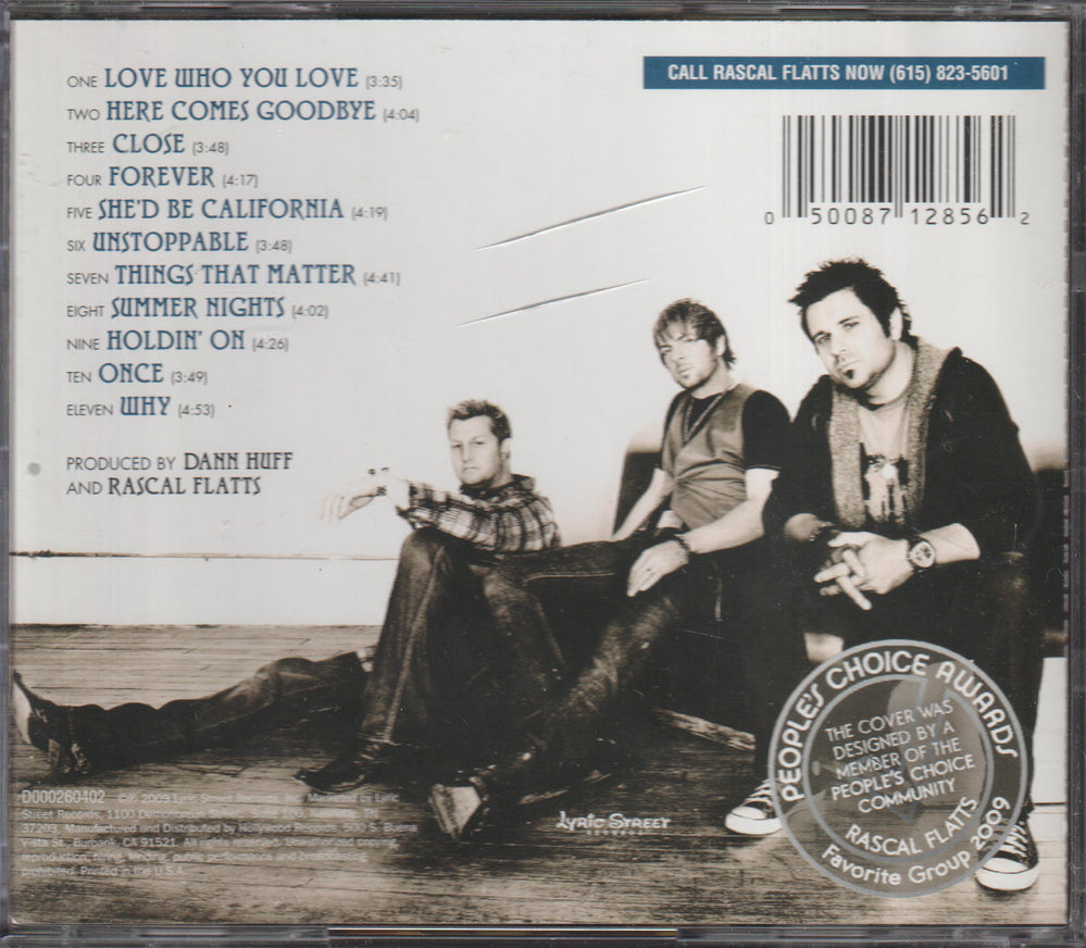 Rascal Flatts - Unstoppable (2009) CD