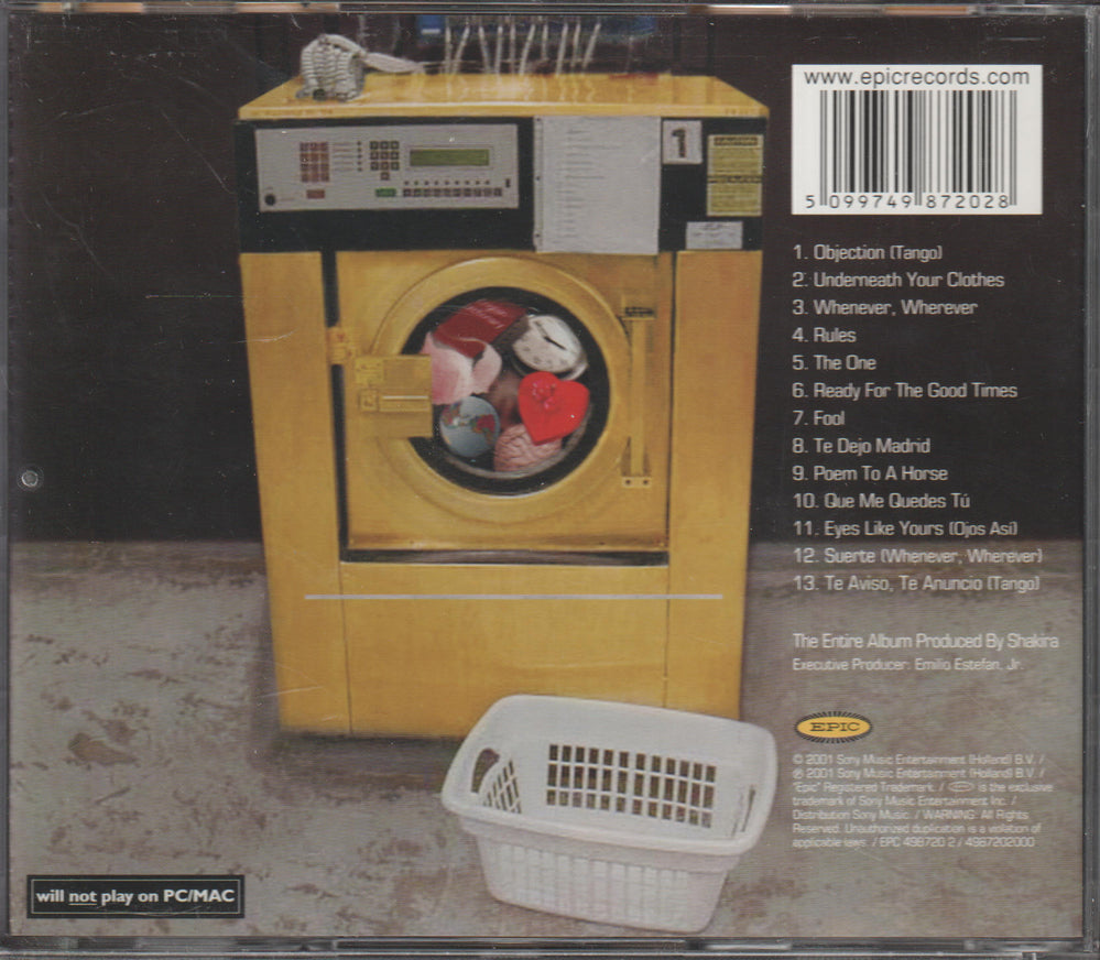 Shakira - Laundry Service (2001) CD