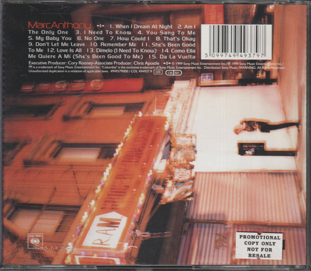 Marc Anthony - Marc Anthony (1999) CD