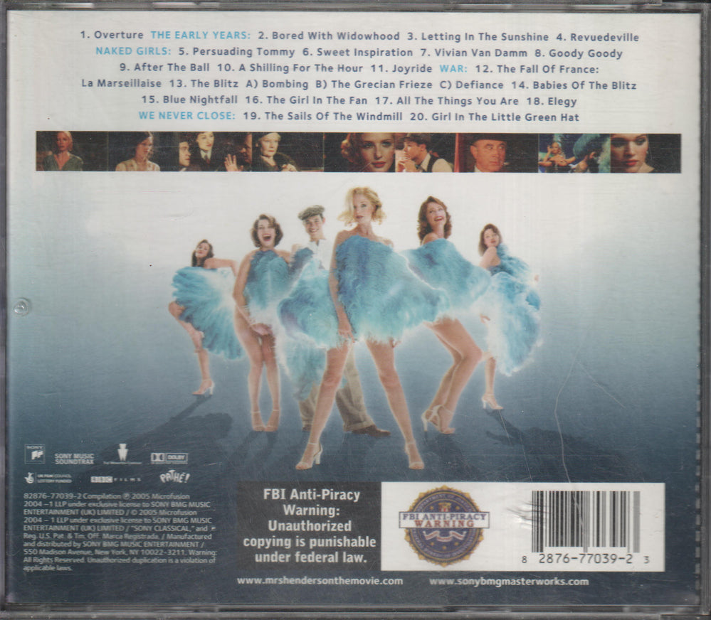 George Fenton - Mrs. Henderson Presents: Original Motion Picture Soundtrack (2005) CD