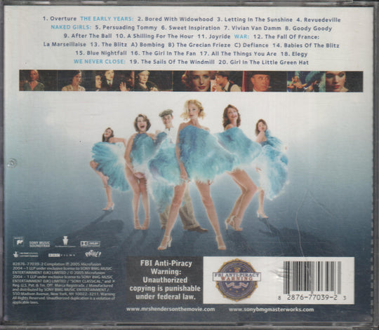 George Fenton - Mrs. Henderson Presents: Original Motion Picture Soundtrack (2005) CD