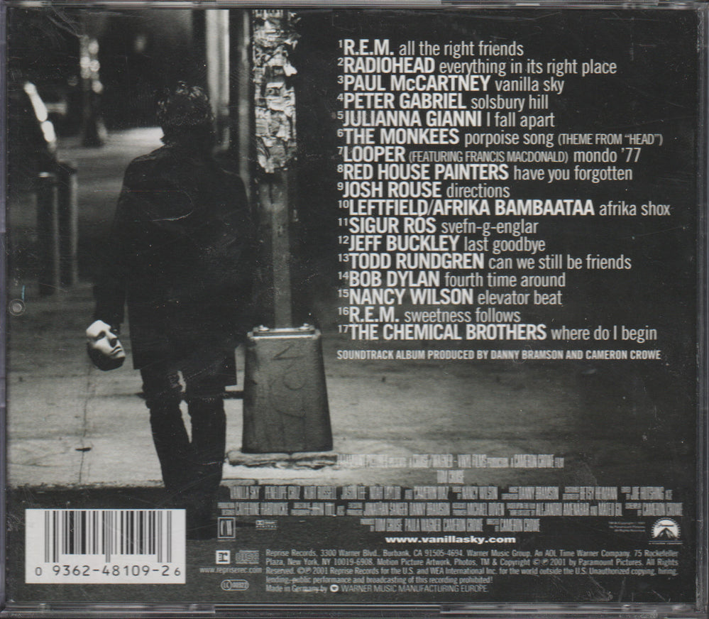 Various Artists - Music From Vanilla Sky (2001) CD