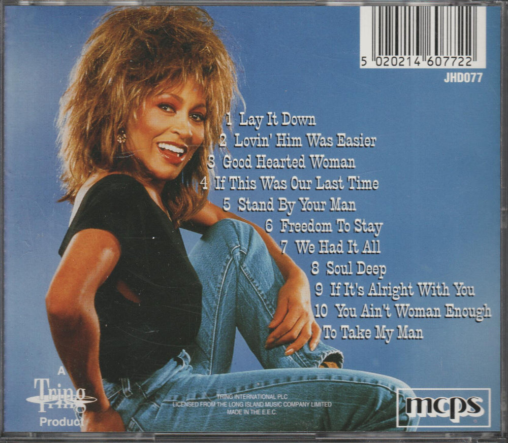 Tina Turner – Sings Country. 1991. CD.