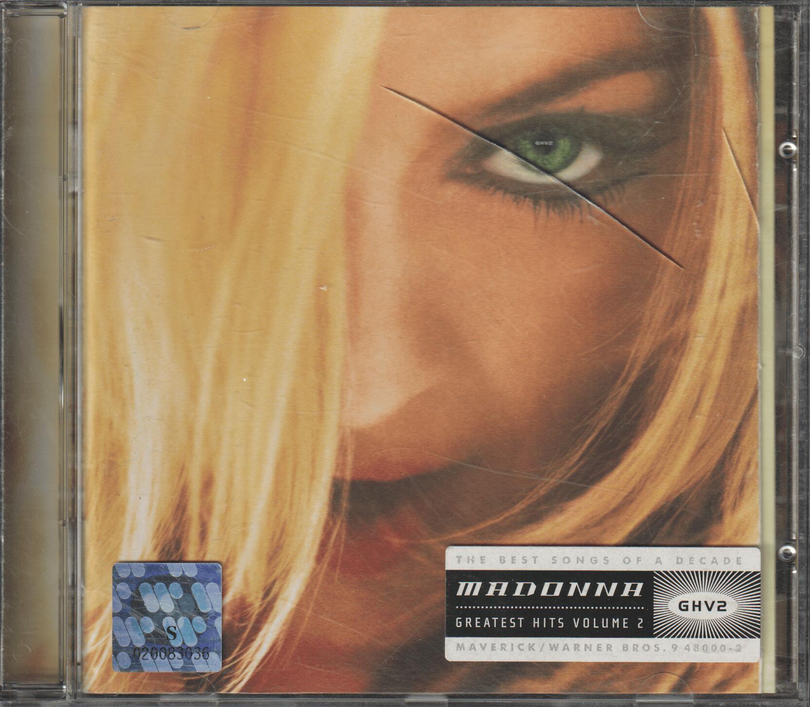 Madonna – GHV2 (Greatest Hits Volume 2). 2001. CD.