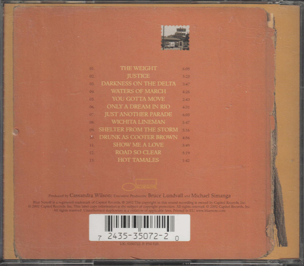 Cassandra Wilson – Belly of the Sun. 2002. CD.
