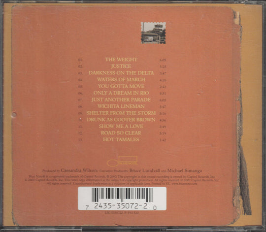 Cassandra Wilson – Belly of the Sun. 2002. CD.