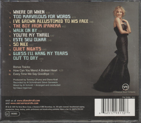 Diana Krall – Quiet Nights. 2009. CD.