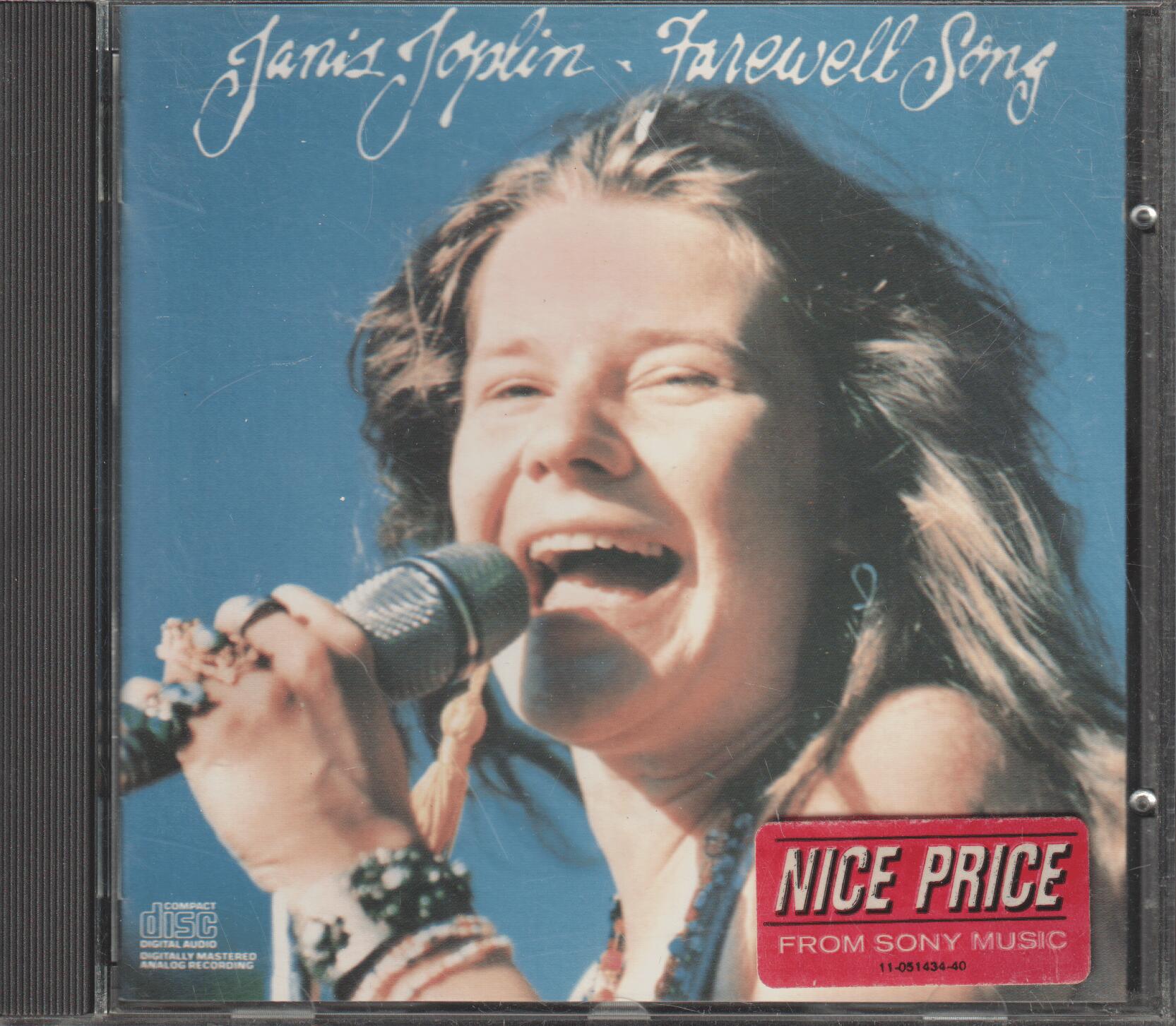 Janis Joplin – Farewell Song. 1982. CD.