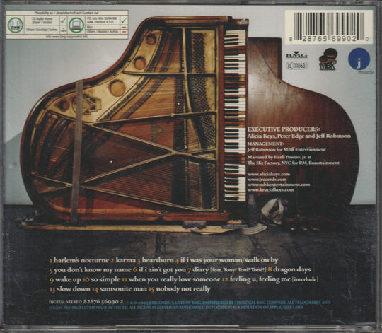 Alicia Keys – The Diary of Alicia Keys. 2003. CD.