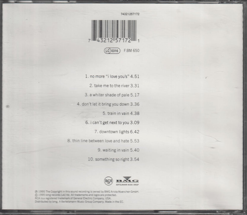 Annie Lennox – Medusa. 1995. CD.