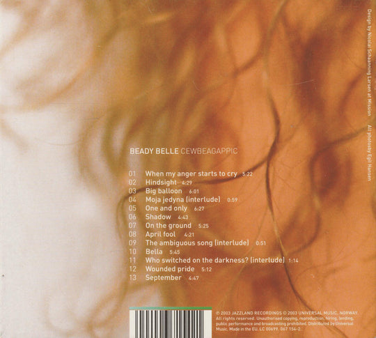 Beady Belle – Cewbeagappic. 2001. CD.