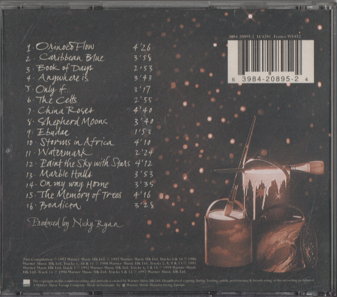 Enya - Paint the Sky with Stars: The Best of Enya. 1997. CD.