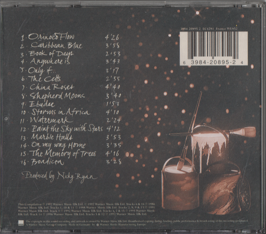 Enya - Paint the Sky with Stars: The Best of Enya. 1997. CD.