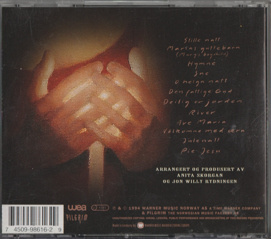 Anita Skorgan - Julenatt. 1994. CD.