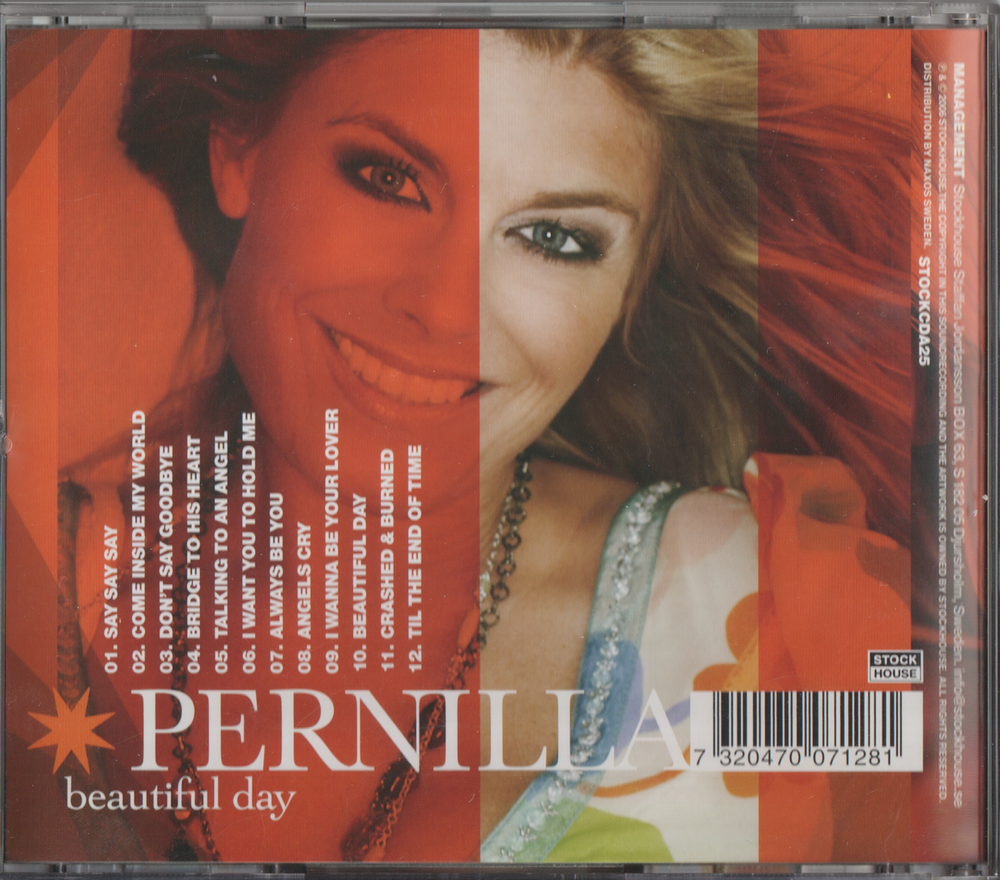 Pernilla Wahlgren - Beautiful Day. 2006. CD.