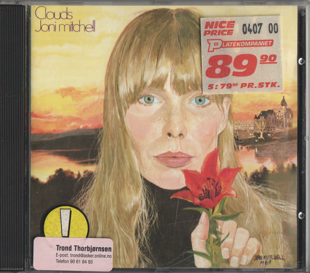 Joni Mitchell - Clouds. 1969. CD.