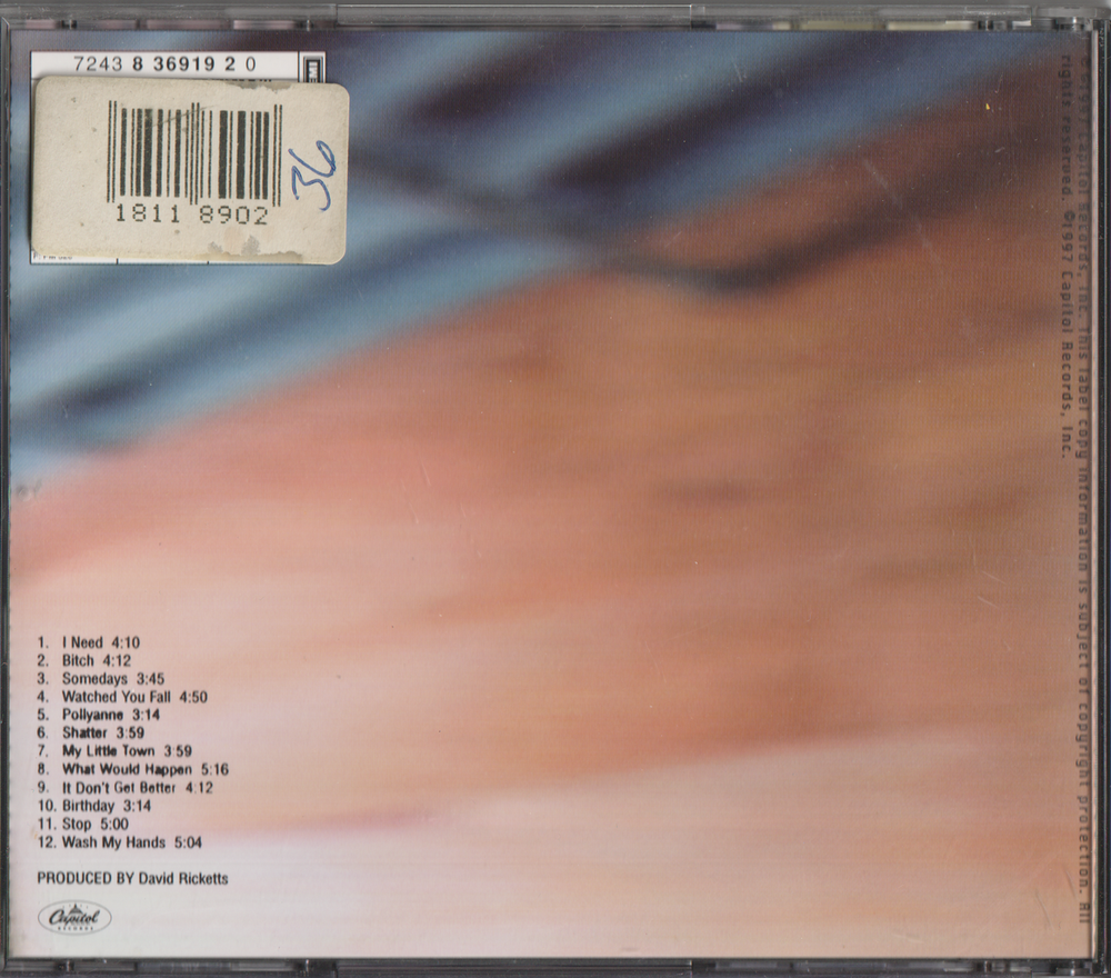Meredith Brooks - Blurring the Edges. 1997. CD.