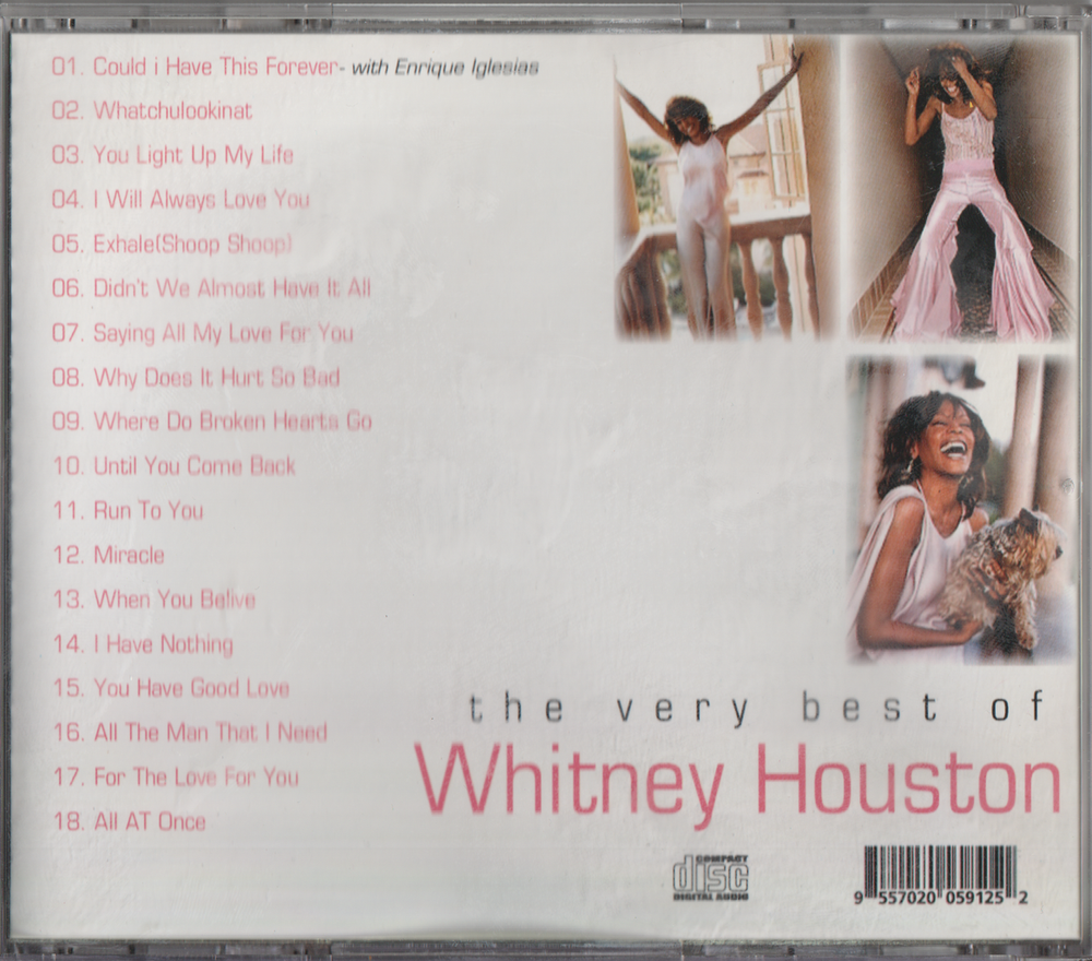 Whitney Houston - The Very Best of Whitney Houston. 2000. CD.
