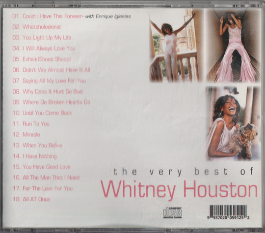 Whitney Houston - The Very Best of Whitney Houston. 2000. CD.