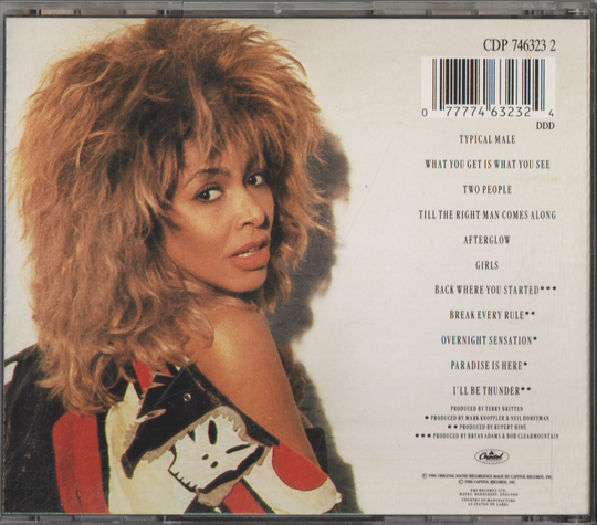 Tina Turner - Break Every Rule. 1986. CD.