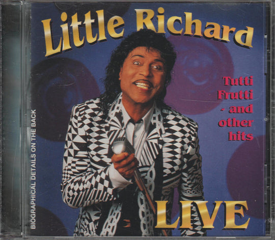 Little Richard - Live: Tutti Frutti and Other Hits. CD.