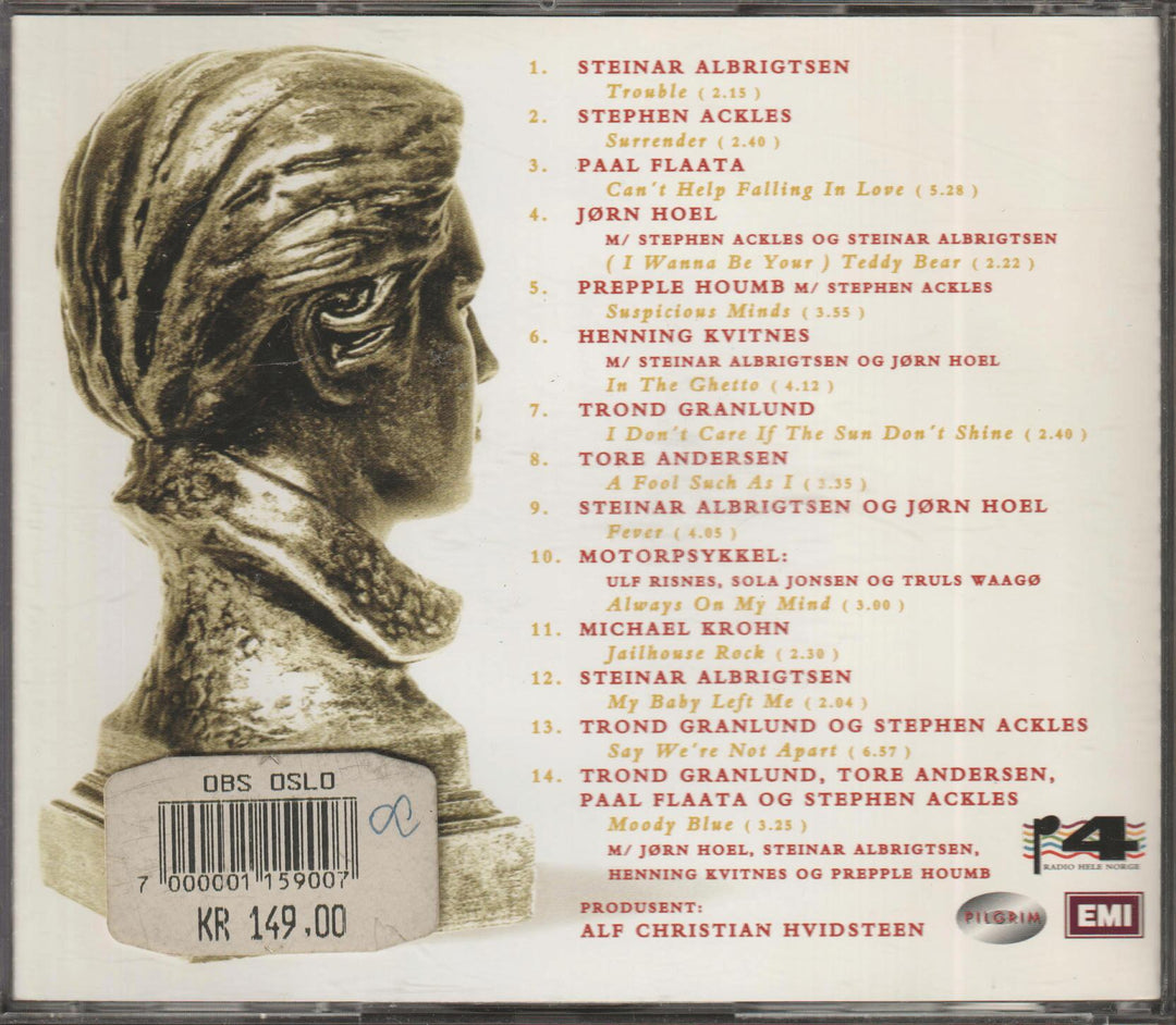 Diverse Artister - Elvístributt: ...hyller Elvis Aaron Presley 1935-1995. 1995. . CD.