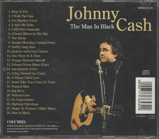 Johnny Cash - The Man In Black: The Definitive Collection. 1994. . CD.