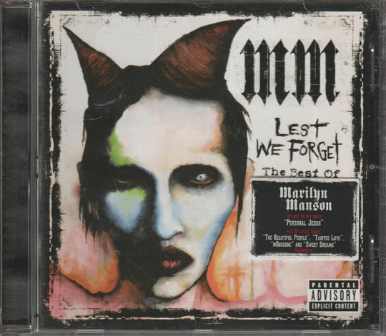 Marilyn Manson - Lest We Forget: The Best Of. 2004. . CD.
