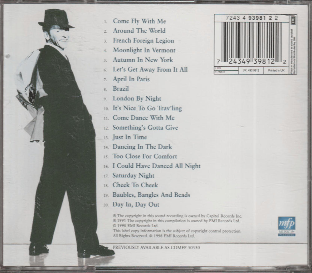 Frank Sinatra - 20 Classic Tracks. 1997. . CD.