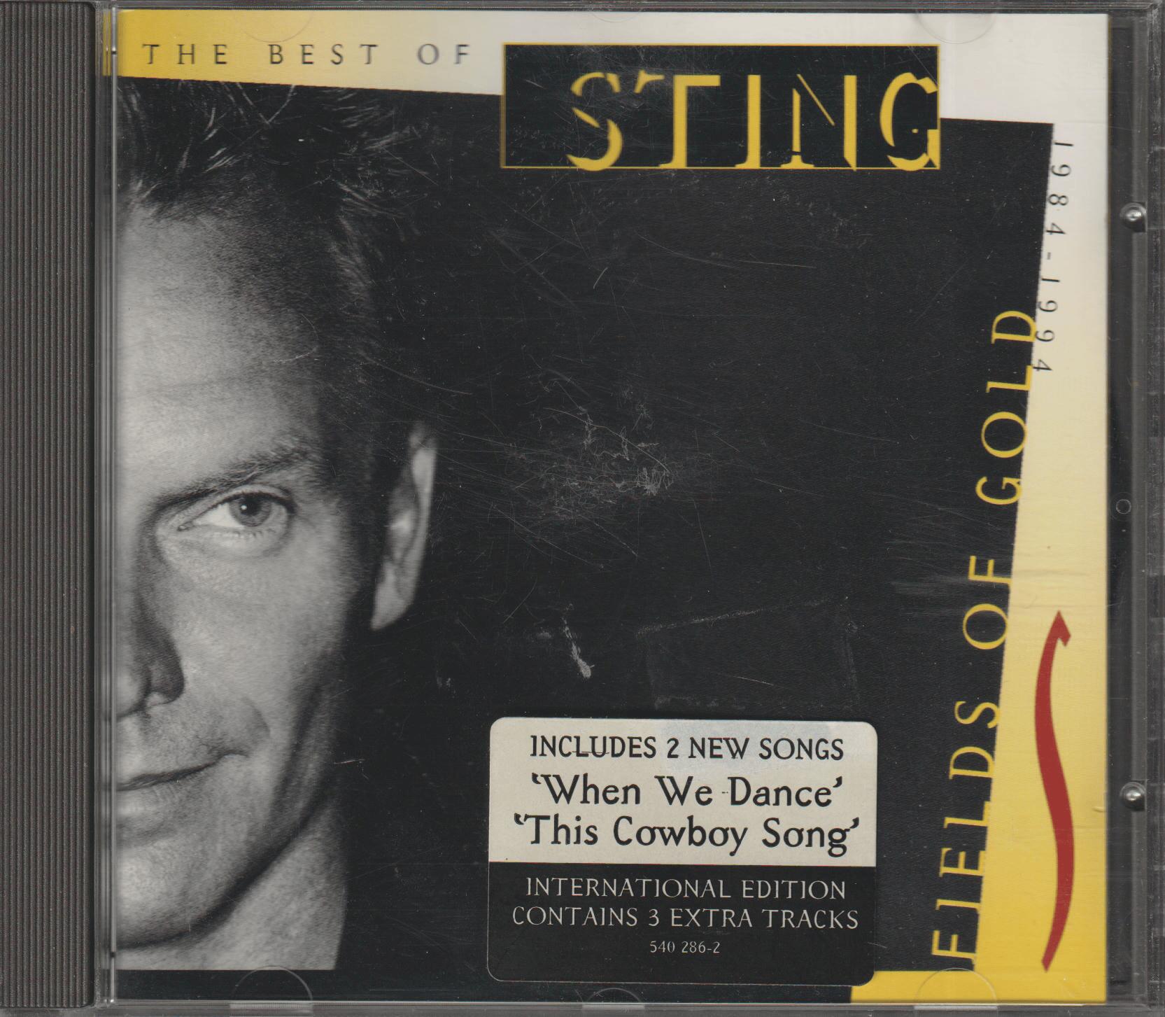 Sting - Fields Of Gold: The Best Of Sting 1984-1994. 1994. . CD.