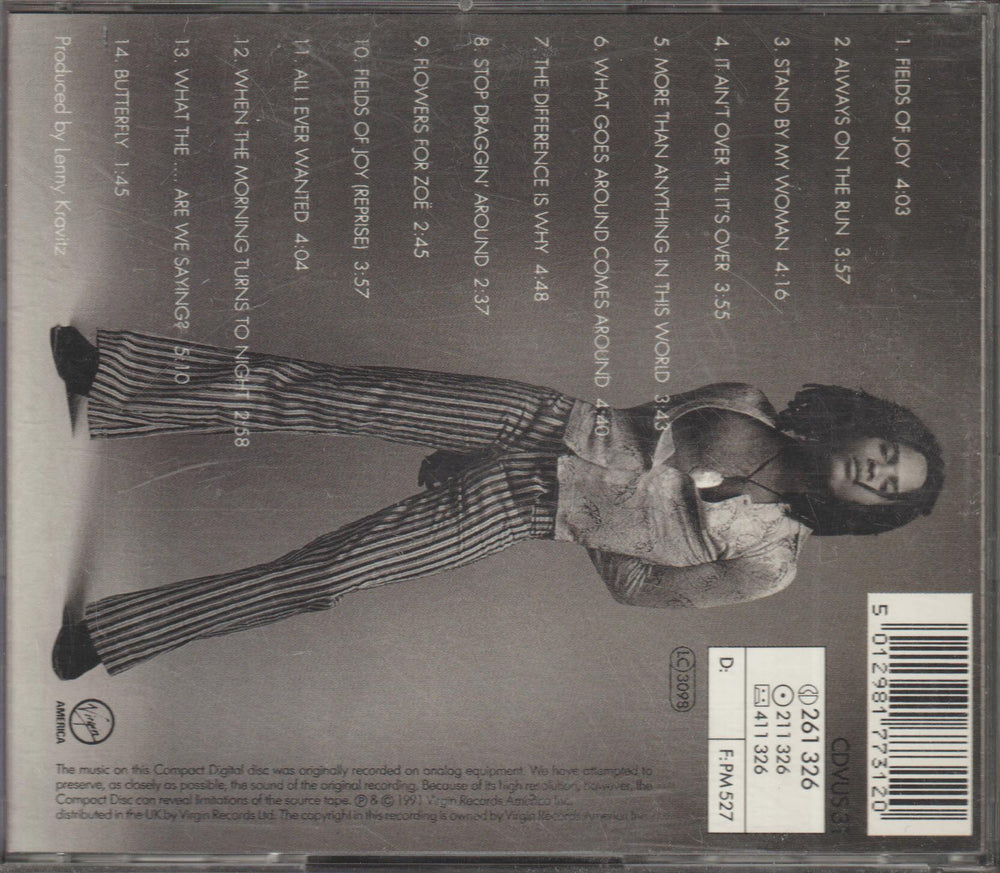 Lenny Kravitz - Mama Said. 1991. . CD.
