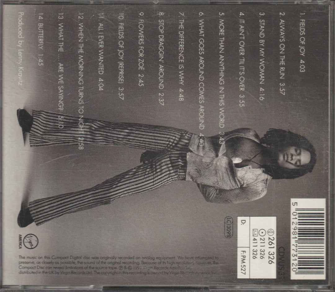 Lenny Kravitz - Mama Said. 1991. . CD.