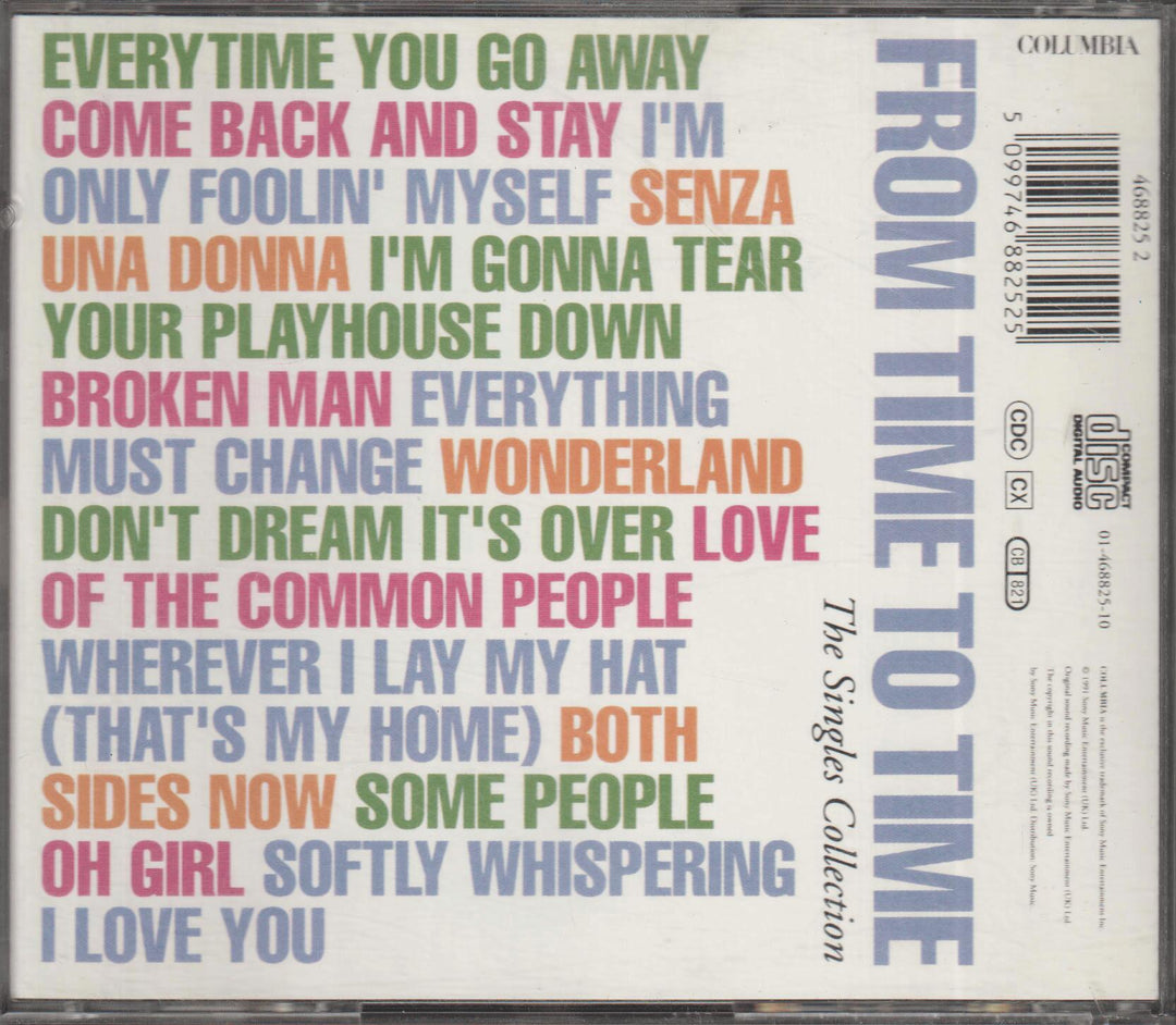 Paul Young - From Time To Time - The Singles Collection. 1991. . CD.