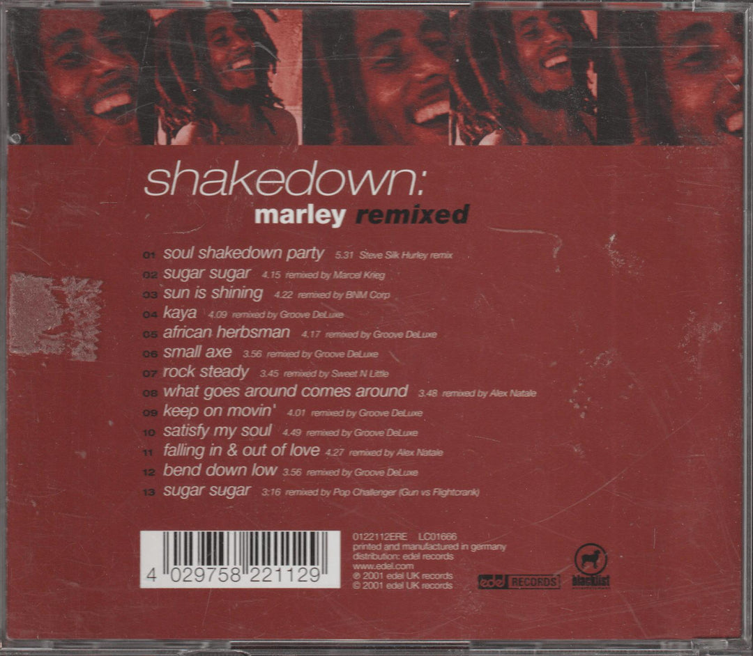 Bob Marley - Shakedown: Marley Remixed. 2001. . CD.