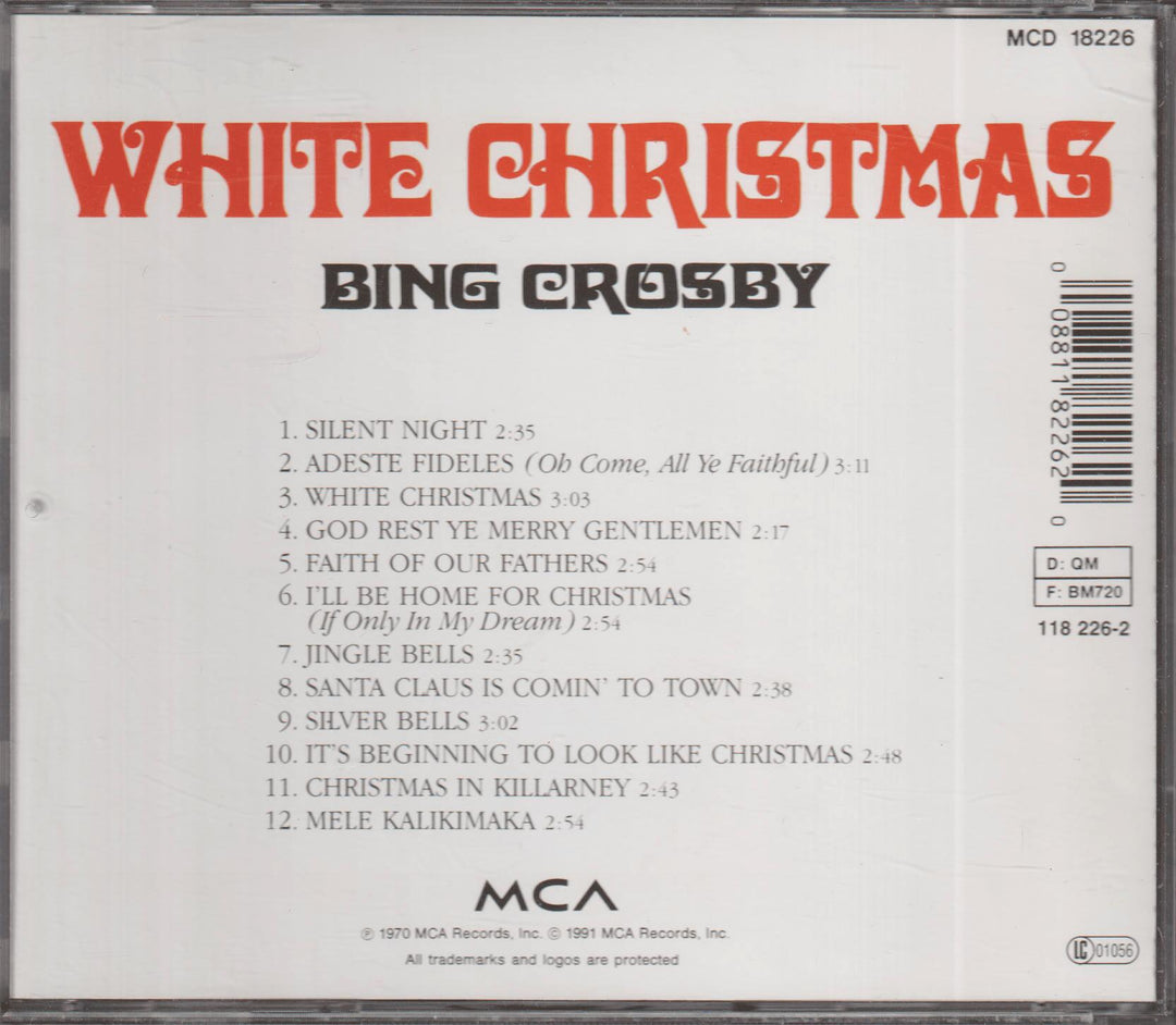 Bing Crosby - White Christmas. 1998. . CD.