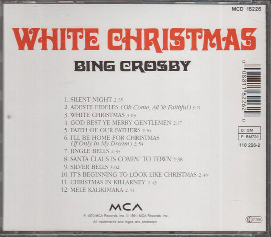Bing Crosby - White Christmas. 1998. . CD.