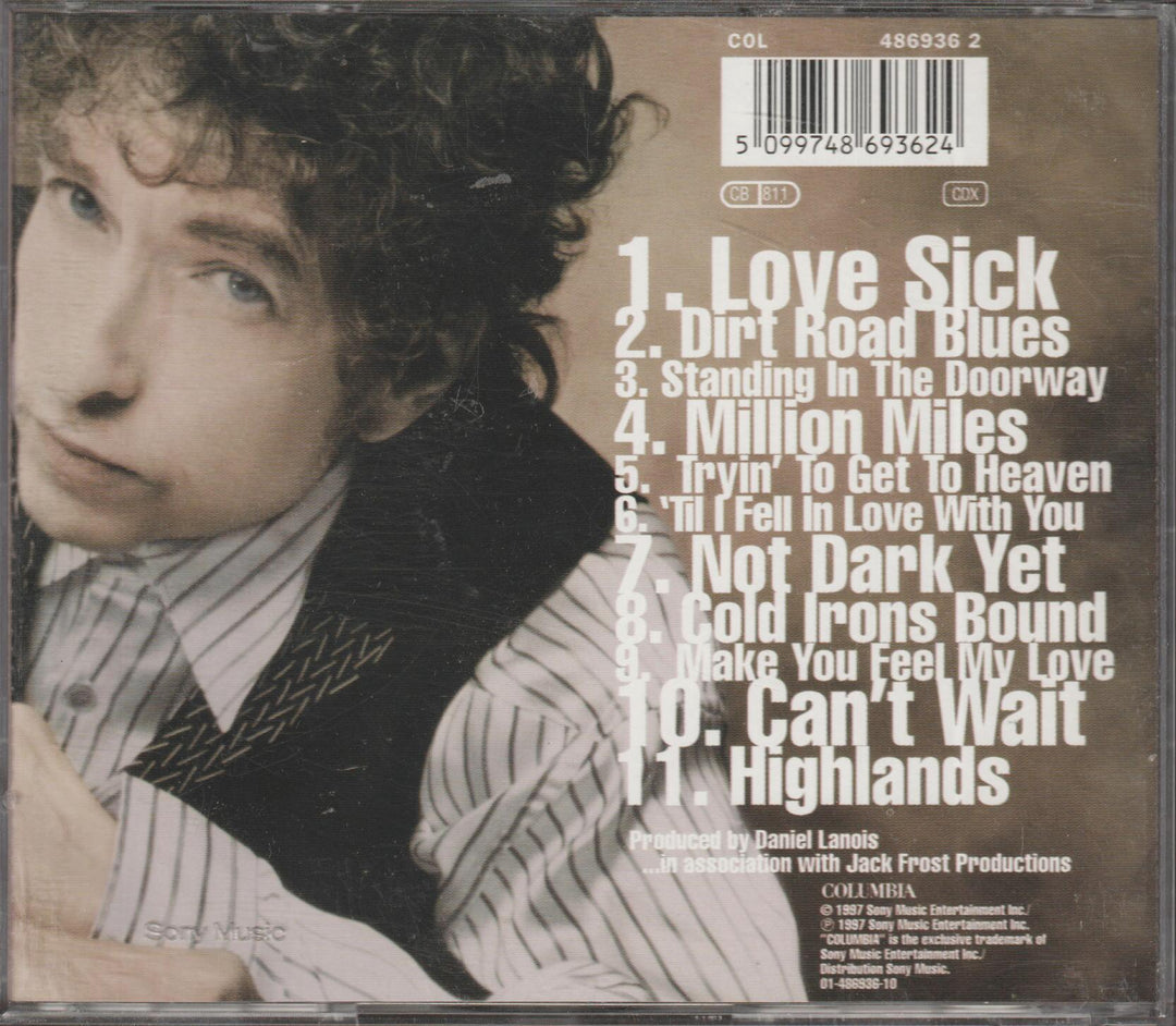 Bob Dylan - Time Out Of Mind. 1997. . CD.
