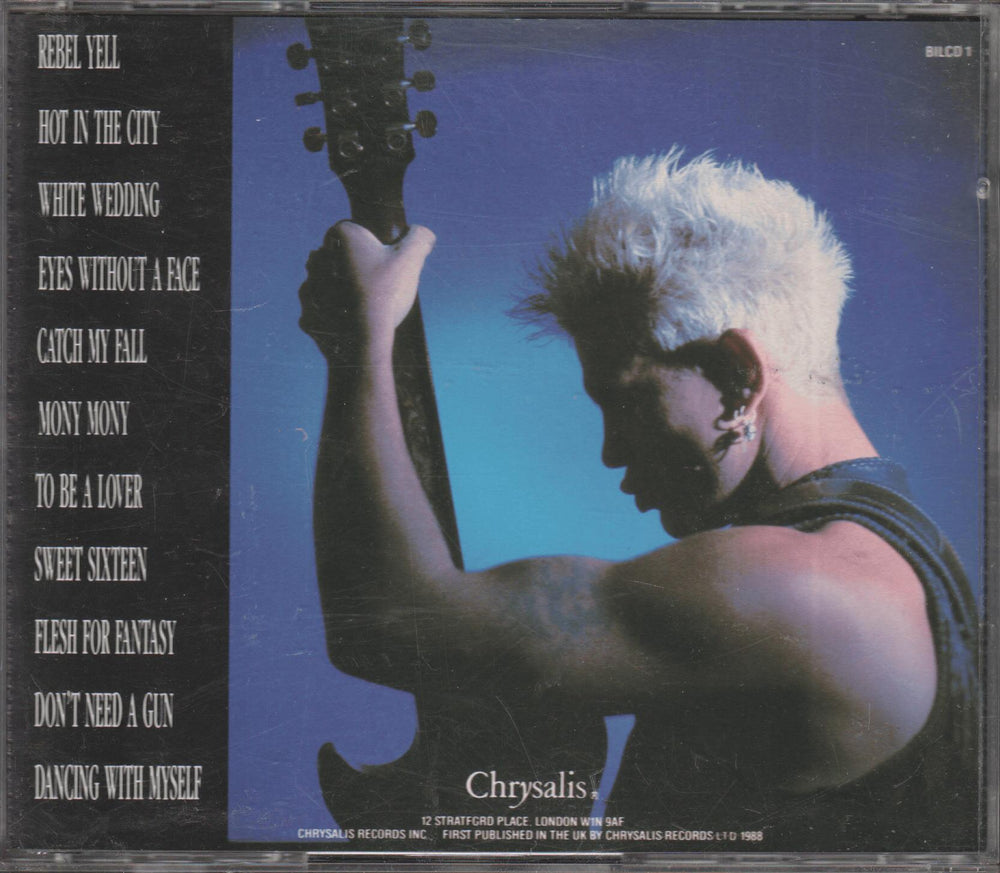 Billy Idol - Idol Songs - 11 Of The Best. 1988. . CD.