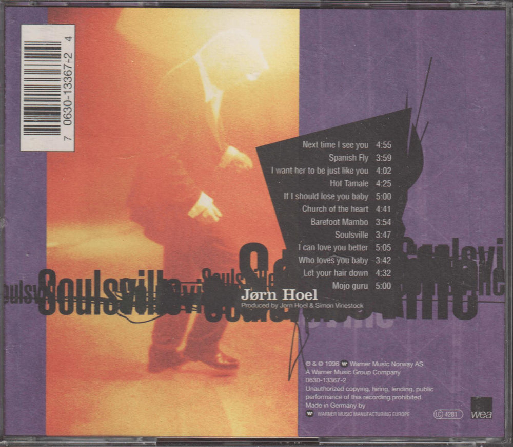 Jørn Hoel. Soulsville. CD.